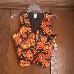 New with tags 🧡🖤 Halloween Vest - Kids Sz XL
